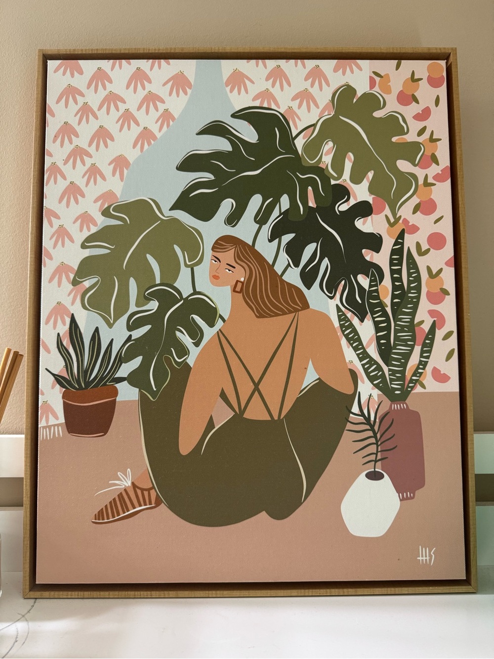 Botanical Portrait Wall Art Print
